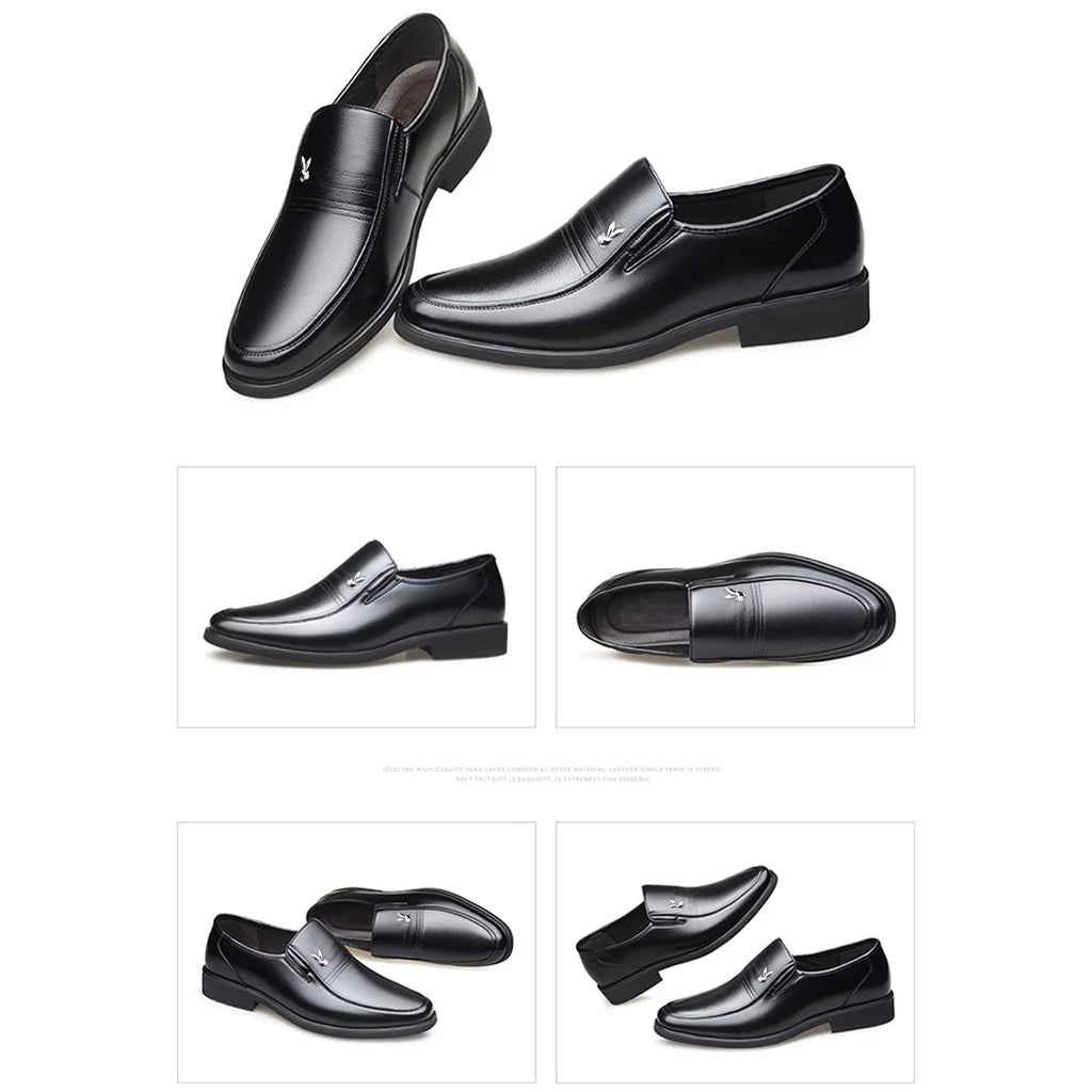 Favorite (7.3K) Men's Leather Shoes Men's Business Formal Wear Shoes Casual Soft Leather Shoes For Mens